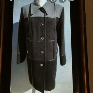 Stephanie Matthews Wool Knee Length Coat